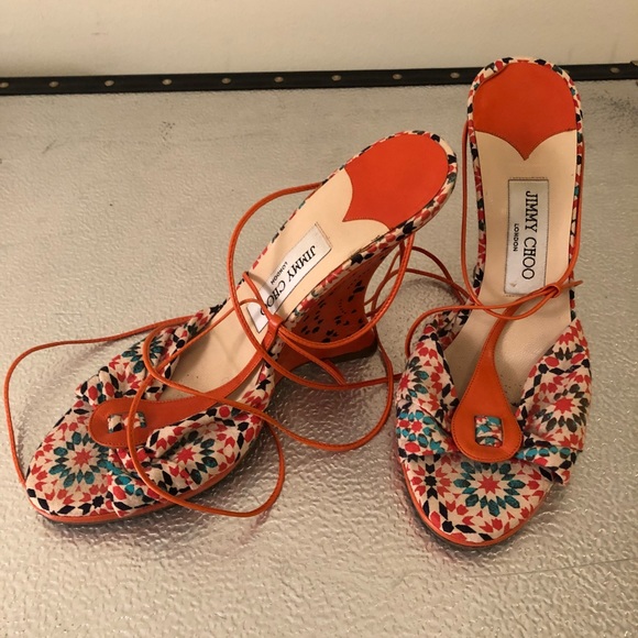 Jimmy Choo Shoes - Jimmy Choo wedges. Size 8.5- runs small. EUC.